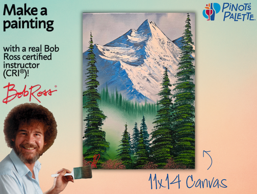 Bob Ross Oil Painting - with Certified Ross Instructor Anam Bokhari